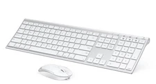 VssoPlor Premium Bluetooth Keyboard Mouse Combo for MacBook iMac iOS Devices