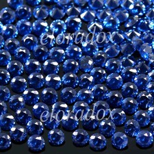 Natural Certified Montana Blue Sapphire Flawless 3.00 MM Round Gemstone 100 Pcs