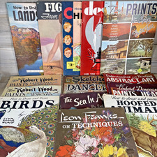 WALTER T FOSTER Lot Of 15 Vintage How To Draw And Paint Instructional Art Books