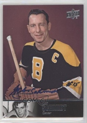2012-13 Ultimate Collection 1997 Legends Milt Schmidt #AL-34 Auto HOF h1f