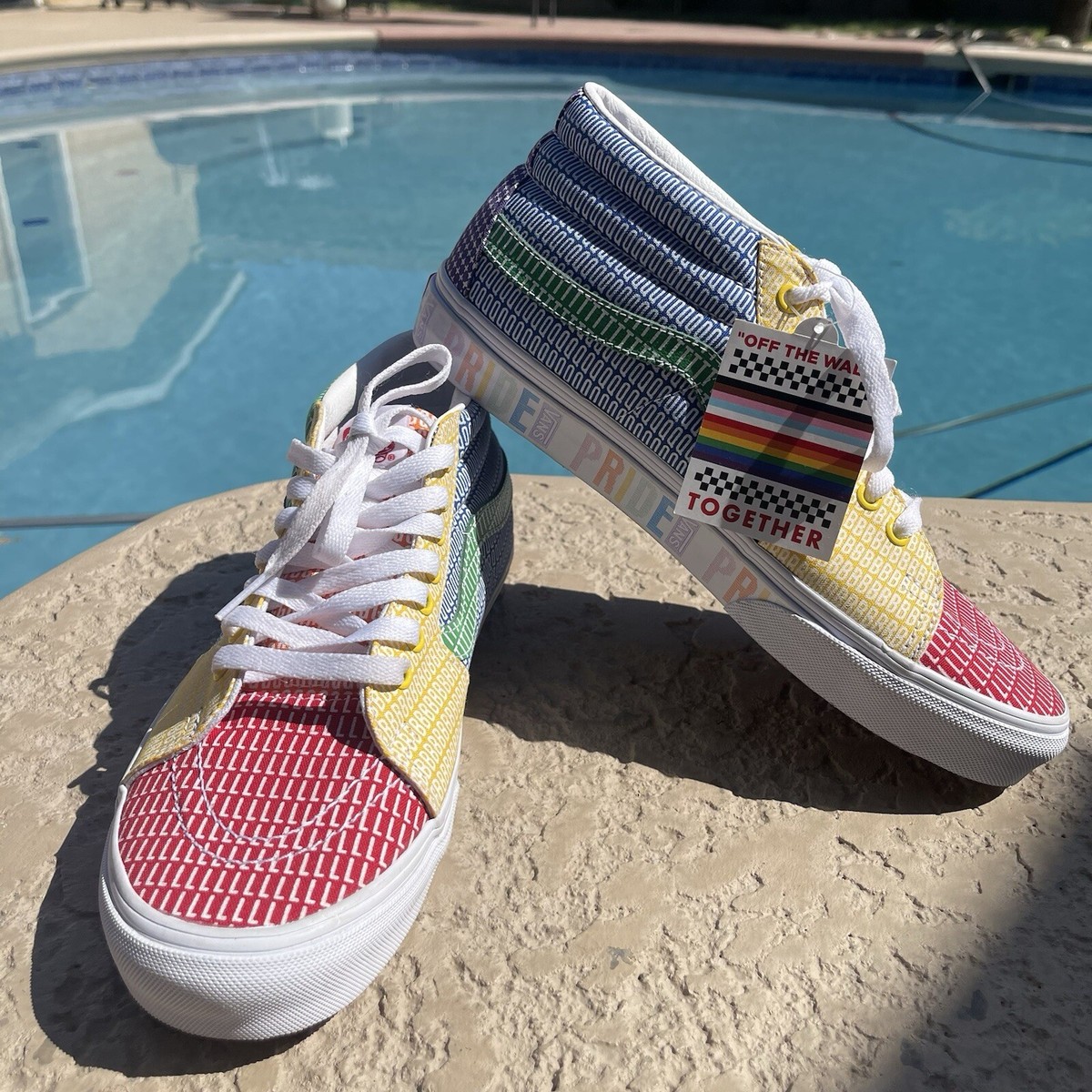 Vans Pride Best Vans Skate Shoes 2021 VANS PRIDE SK8-MID Men Multi