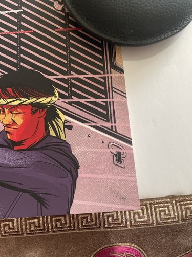 POSTER FIRMATO JAMES HONG JOHN CARPENTER FIRMATO BIG TROUBLE IN LITTLE CHINA BAS - Foto 6 di 9