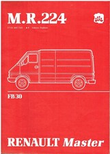RENAULT MASTER Mk1 VAN 1980- ORIG. FACTORY MECHANICAL & ELECTRICAL REPAIR MANUAL