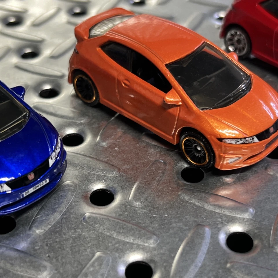 Honda Civic Tipo R Milano Rojo FN2 Euro Escala 1:64 Lote De 6 Coches De Coleccionistas COMO NUEVOS Foto 3 de 4