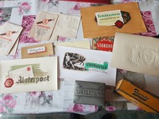 zigarrenkiste alt, Zigarren Werbung, Prägeediketten