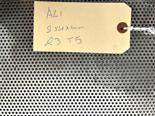 *DAMAGED* Aluminum Perforated Sheet 8 x 4 x 1  R3 T5