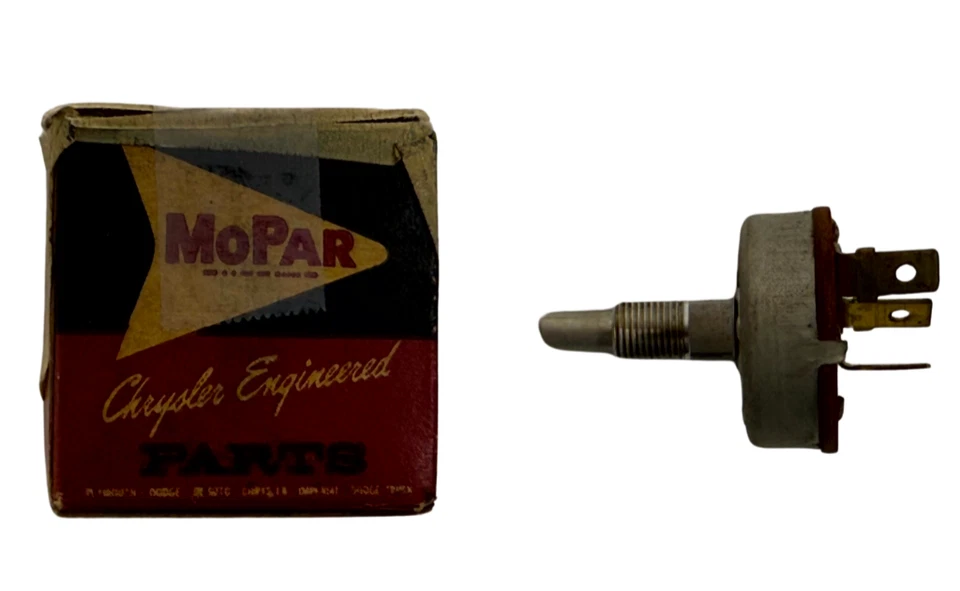 Chrysler 300 New Yorker 1959 interruptor de control del ventilador de calefacción/aire acondicionado 1881731 nuevo en stock Foto 2 de 4