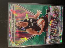 2021 Panini Prizm WNBA Green Ice Prizm Liz Cambage Fearless