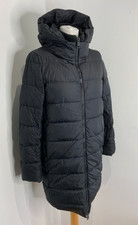 Herno Padded Quilted Puffer Jacket 40 8 10 Vgc Mid Length Down Fill Waterproof