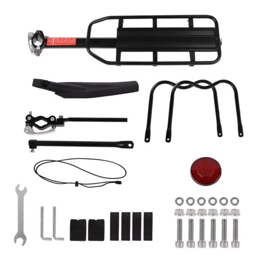 RockBros Bike Rear Pannier Rack Quick Release Luggage Carrier With Fender 24-29" - Picture 6 of 18
