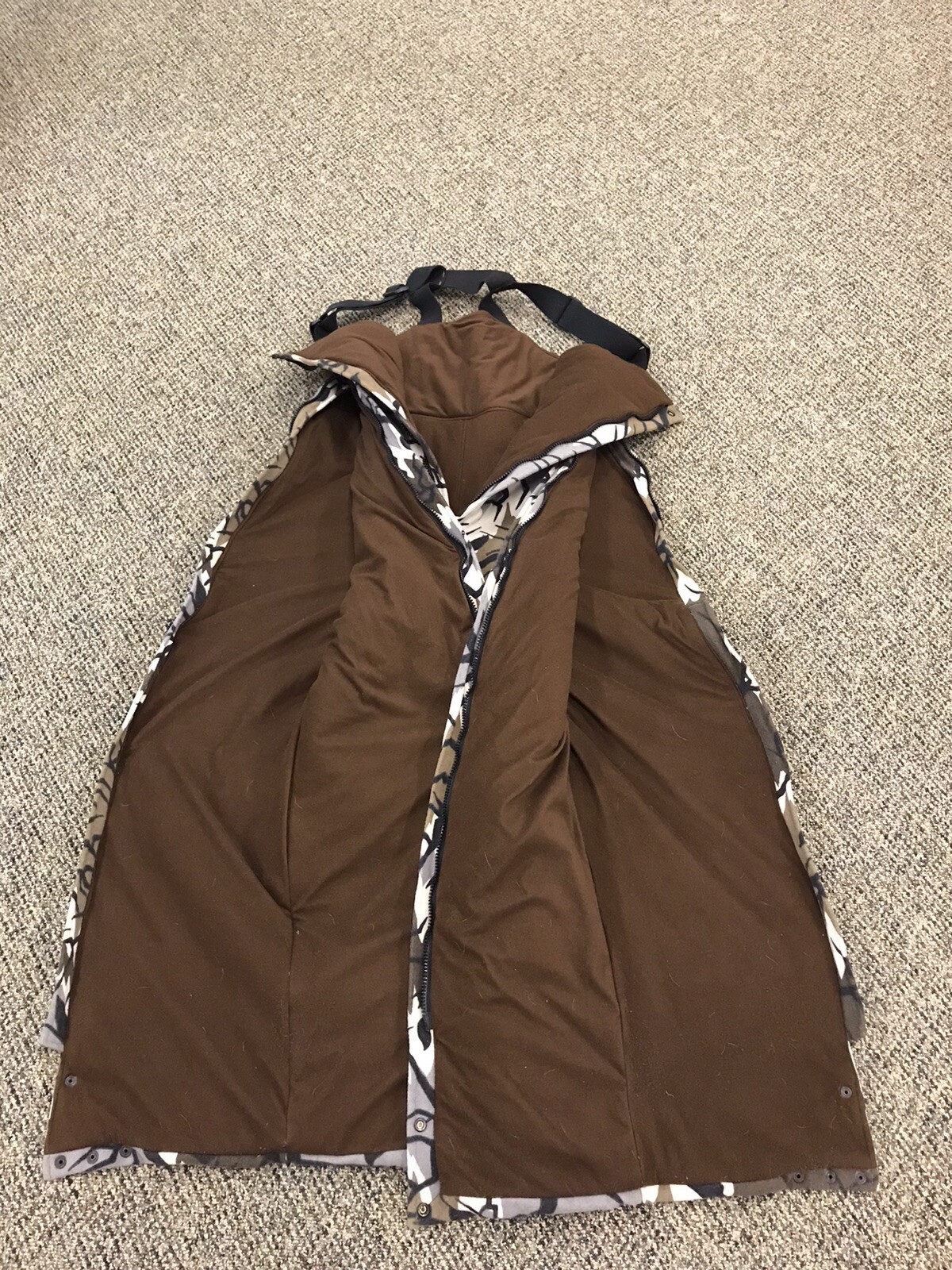 Grey Wolf / Hidden Wolf Woolens Wool Predator Fall GrayBibs XL XXL