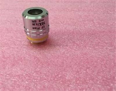 1Pc Used Cf Plan Tested 10X/0.30 Microscope Objective Metallographic Nikon vf
