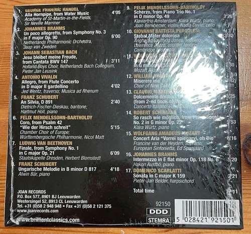 13x Music CD Brilliant Classics 17 Classic Title 70min Various Sampler New Boxed - Picture 3 of 3