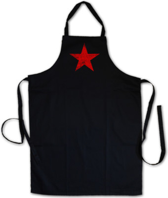 RED STAR GRILLSCHÜRZE KOCHSCHÜRZE Kommunismus Sozialismus Castro Che Guevara