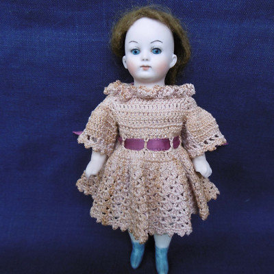 Rare Et Magnifique Poupée mignonnette 16 Cm Allemande Biscuit