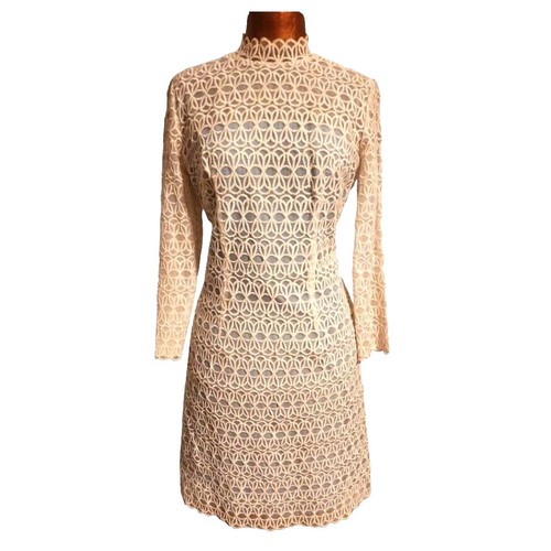 gold gogo dress Vintage 60s Mod Micro Mini Tunic GoGo Dress with Matching Pants main image 0
