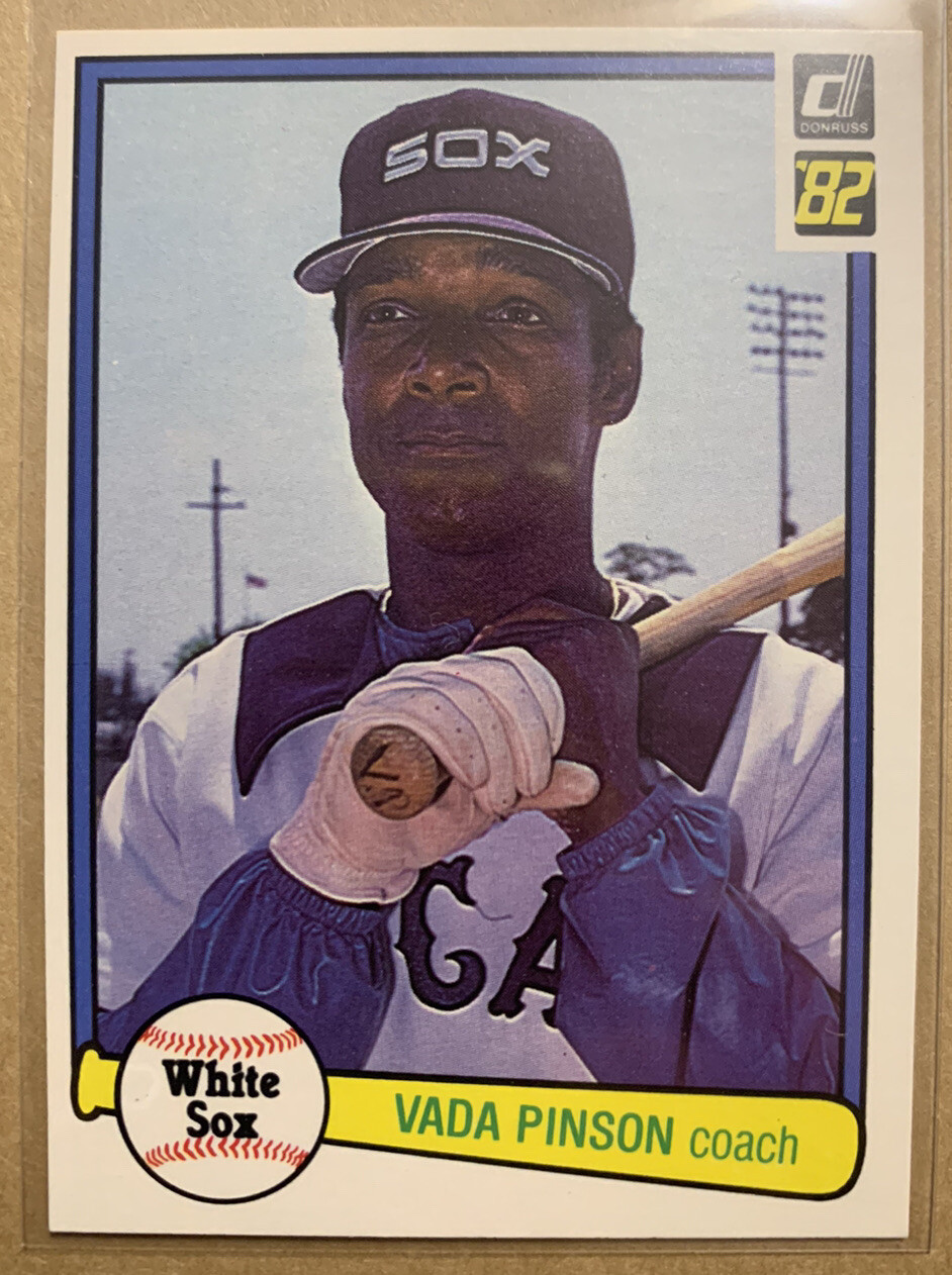 Vada Pinson Chicago White Sox 1982 Donruss #445