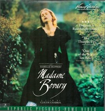 Madame Bovery  Isabelle Huppert- Laser Disc