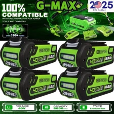 For GreenWorks 40V 6.0/8.0AH Lithium G-MAX Battery 29462 29472 29482 Tool Power