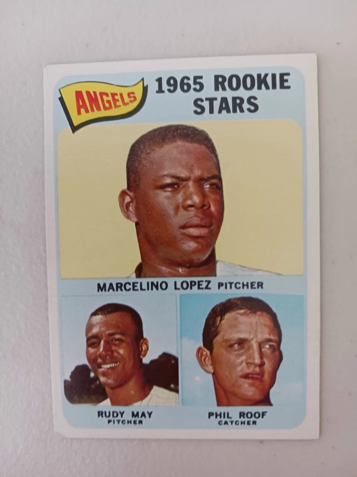 Лот из 9 1965 Topps Лос-Анджелес АНГЕЛЫ винтажные карты, JIM PIERSALL, DEANCHANCE - Изображение 3 из 4