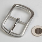 Silver Stainless Belt Buckles Tongue Pin Belt Buckle Fits For 1.5 INCHES Belt