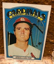 1972 Topps #420 Steve Carlton HOF G-Vg (Good corners, centering, no crease)