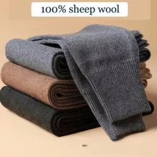 Thermal Underwear Pants Merino Wool Bottom Thermal Warm Knitted Bottom