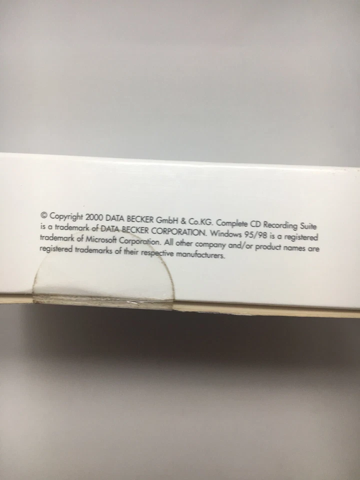 Data Becker Cd Recording Suite MP3 Recorder Labelmaker Windows 95/98 C1 - Image 4 of 4