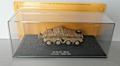 Die Cast Tank Sd. Kfz. 231 (8Rad) 13.Pz.Div. Ussr-1943 Scale 1/72 Scat 114