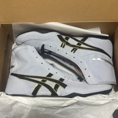 asics Ringerschuhe PRIME ATTACK Low Cut Original Design Silber Grau x Schwarz