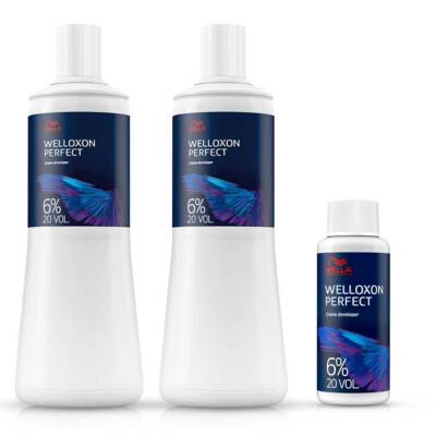 Wella Professionals WELLOXON PERFECT 6,0% - 2 x1000ml + 60ml Oxydant Entwickler