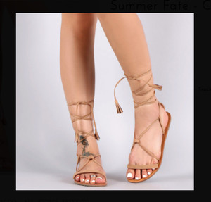 tassel sandals heels