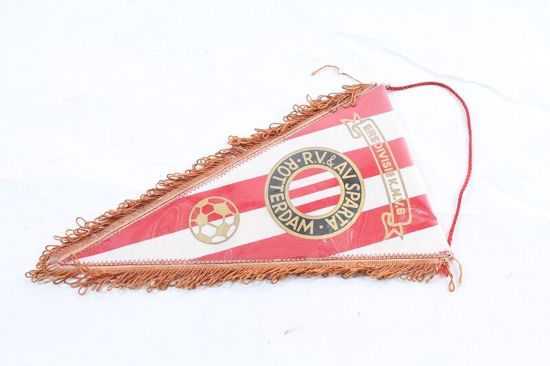 Vintage Football Pennant Soccer Rotterdam RV & AV Sparta Fan