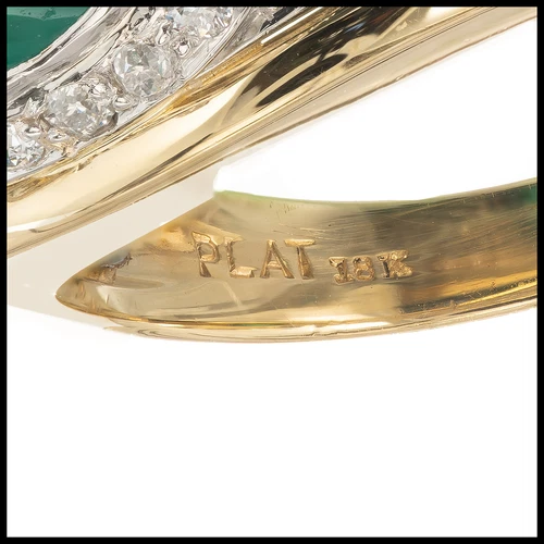 Columbian Emerald Vintage Gem 5.15ct GIA Certified MAS 18k Platinum Ring - Picture 5 of 7