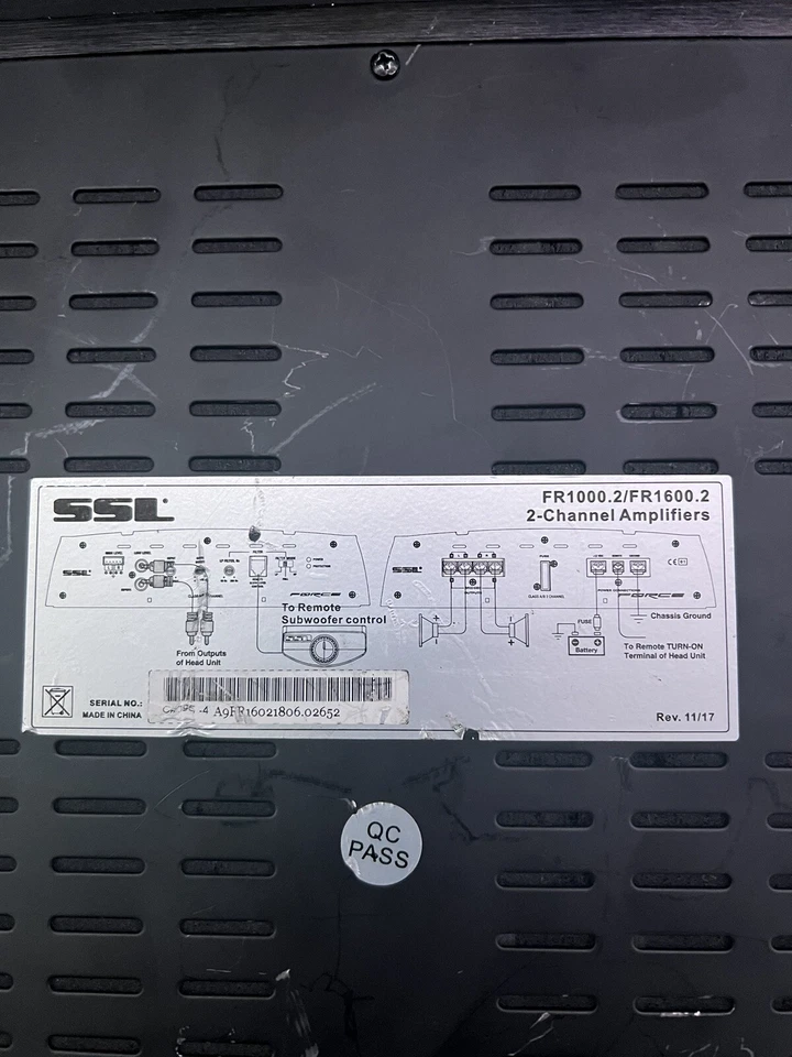 Amplificador EVOLUTION 1600W 2 canais alcance total, classe A/B - Imagem 3 de 4