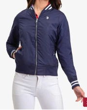 Women’s solid bomber jacket U.S. Polo Assn.