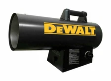 DeWalt 125,000 BTU Propane Heater, Portable, 3000 Sq Ft, Quick Warm-Up