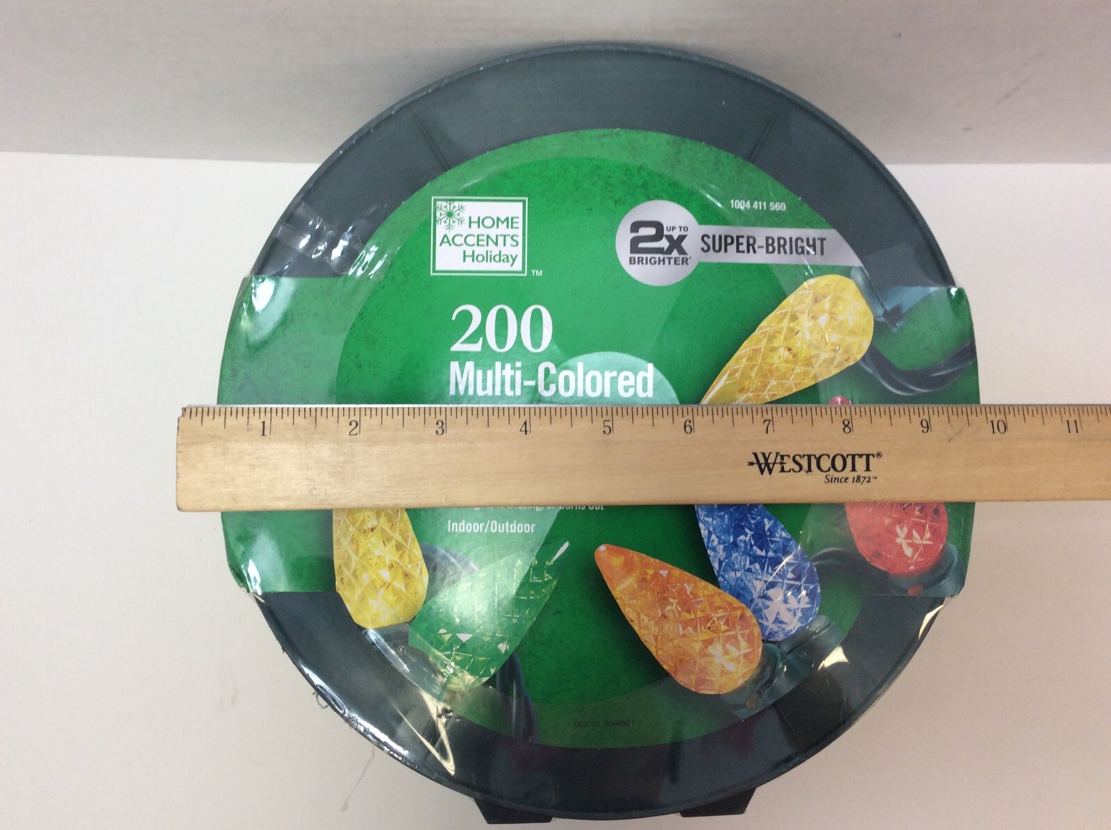 Home Accents Christmas 200 MultiColored C6 LED Lights, Indoor/Outdoor