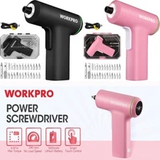 WORKPRO Electric Cordless Screwdriver Set 3.6V Screw Gun Kit w/28pcs Accessories