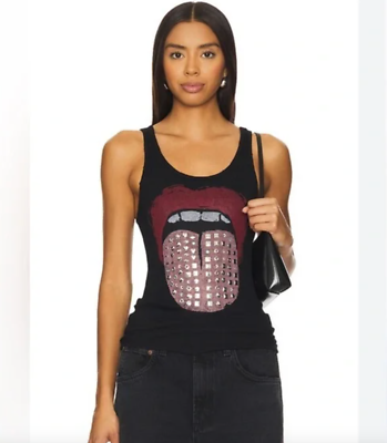 BNWT Lauren Moshi Studded tank top Size XS | eBay