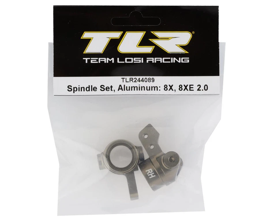 Team Losi Racing 8IGHT-X/E 2.0 Aluminum Spindle Set (2) [TLR244089] - Image 2 of 2