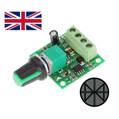 3 Stück DC PWM Motordrehzahlregler Modul 1,8V 3V-5V-6V 12V 2A 1803BK