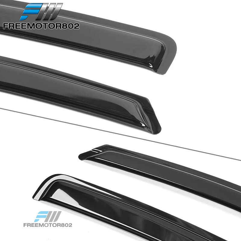 Ajuste 05-10 Chevy Cobalt Pontiac G5 Cupé Viseras Ventana Lluvia Protector Solar Deflector Foto 3 de 4