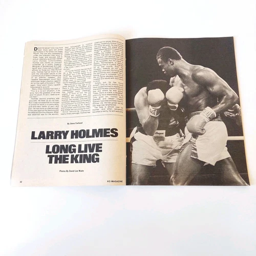 KO Magazine Feb 1981 Boxing MUHAMMAD ALI Cover w/ Thomas Hitman Hearns Poster #2 - 画像8/12