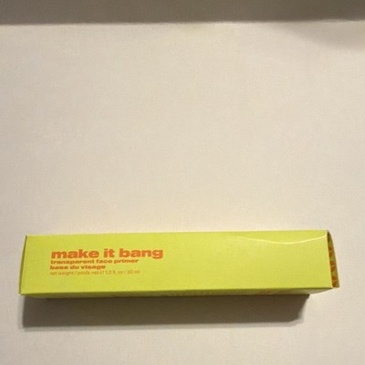 Beauty for Certain Make It Bang Transparent Universal Face Primer 1.0 fl oz