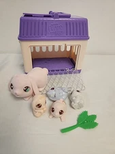 Little Live Pets Mama Surprise Bunny Rabbits Bunnies Minis & 4 Babies  & Cage