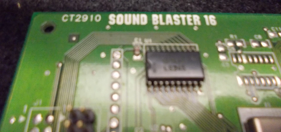 Sound Blaster 16 CT291 CT2911 Creative Labs ISA Vintage Sound Card #K-398-7 - Bild 3 von 4