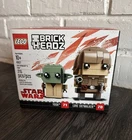 NISB Lego Star Wars 41627 Luke Skywalker & Yoda Brickheadz Retired new in box