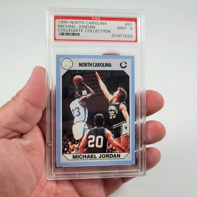 Michael Jordan 1990 North Carolina Collegiate Collection #61 PSA 9 