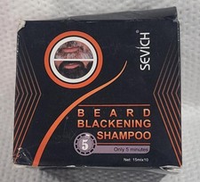 Black Beard Coloring for Men Instant Darkening Shampoo for Beard Mustache 10pcs